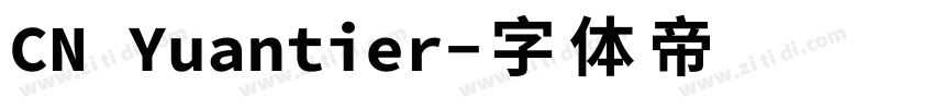 CN Yuantier字体转换